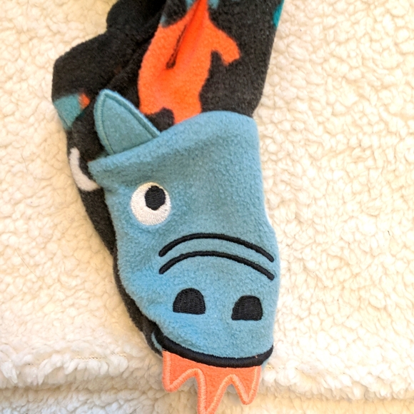 Carter's set of two 3 month old fleece footed onesie pajamas - Picture 5 of 8